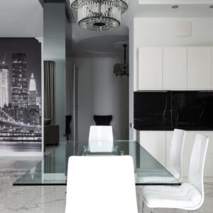 Design interior living+bucatarie
